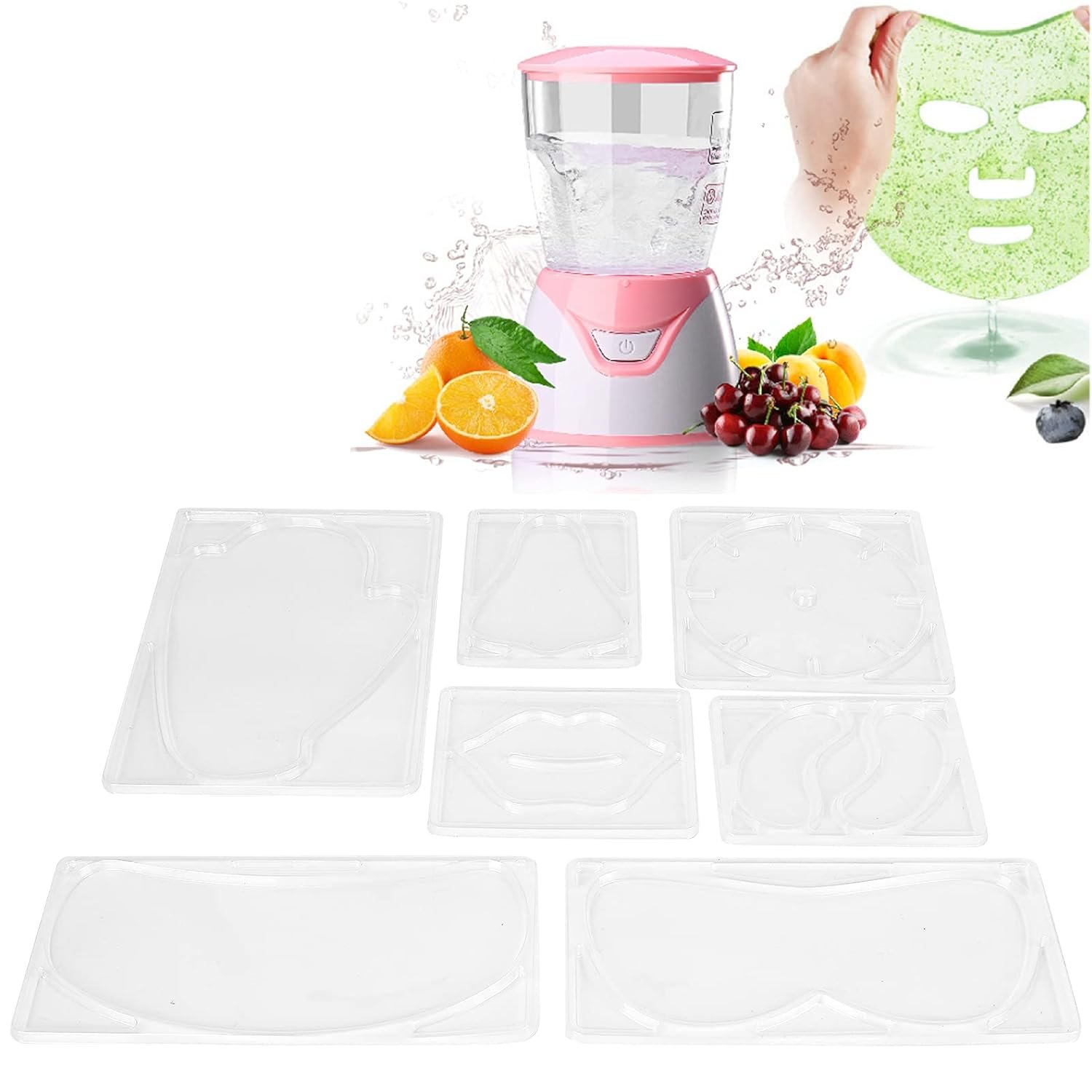 7pcs DIY Face Mask Patch Kit Mask Reusable Machine Maker DIY Mask Tool for Women Lady