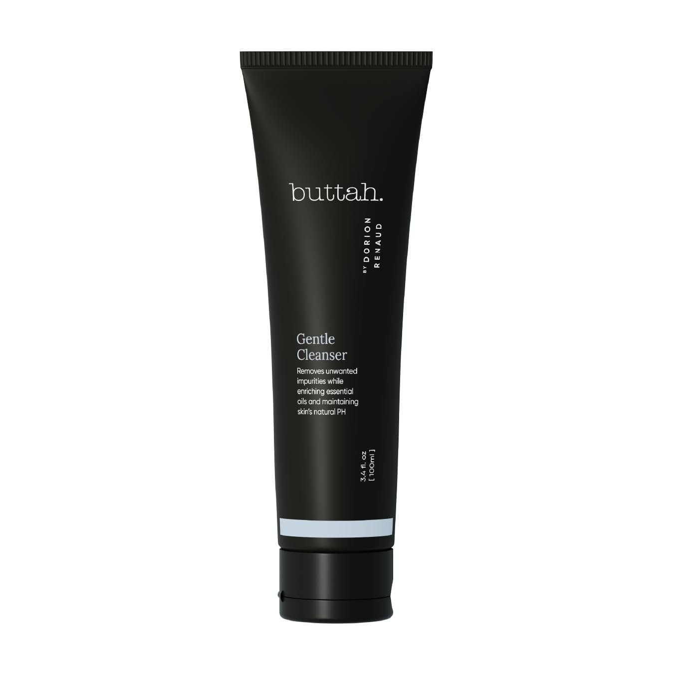 Buttah Skin Facial Gel Cleanser 3.4oz – Gentle & Clarifying Face Wash – Oil & Dirt Extracting Wash – Daily Cleansing – Face Wash for Melanin Rich Skin – Black Founded