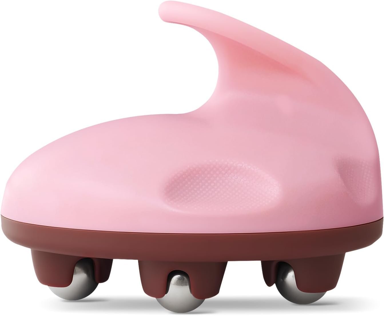 Lymphatic Massage Roller for Cellulite Remover Body Sculpting – Handheld Cellulite Massage Tool for Body Bloat Blood Circulation Lymphatic Drainage Pink