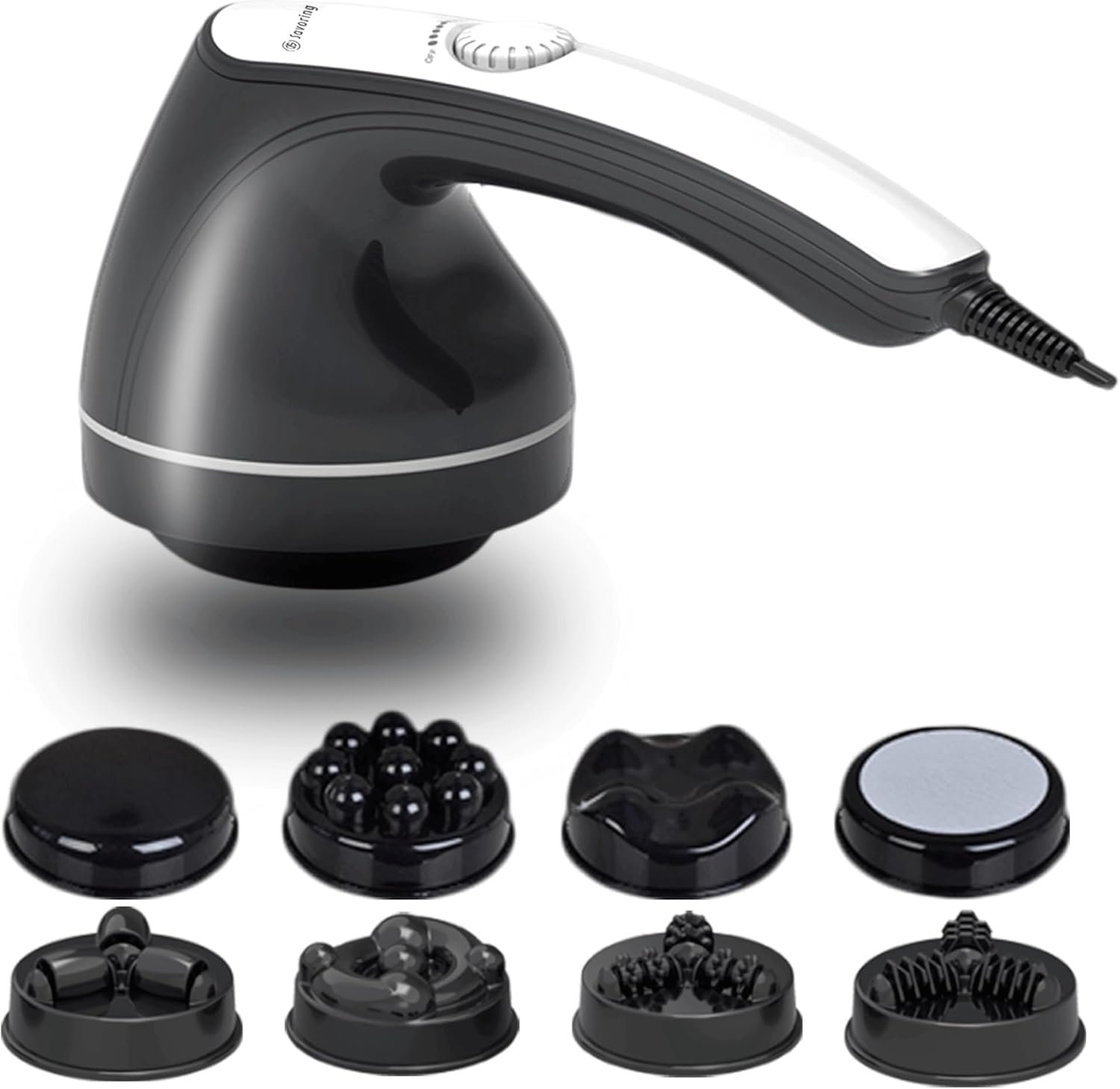 DS SAVORING Body Sculpting Machine, Handheld Cellulite Massager, Body Shaper for Women,Lymphatic Drainage Massage for Stomach Belly Thighs Arm Butts with 8 Massage Heads Attachment 2 Mesh Covers