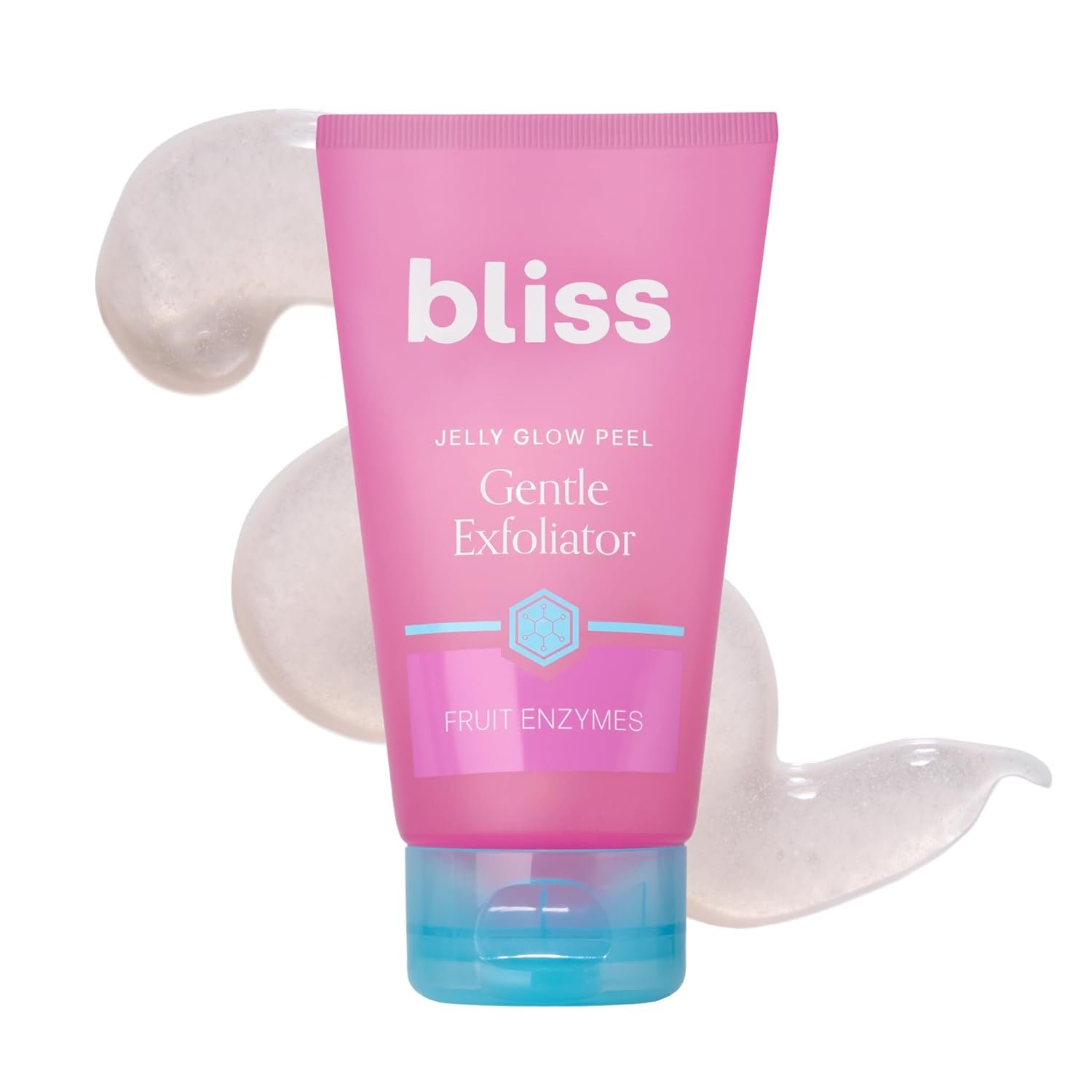 Bliss Jelly Glow Peel™ Gentle Non-Abrasive Cleanser and Exfoliator With Fruit Enzymes – 4 Oz – Nourishes and Hydrates Skin – Clean – Vegan & Cruelty Free