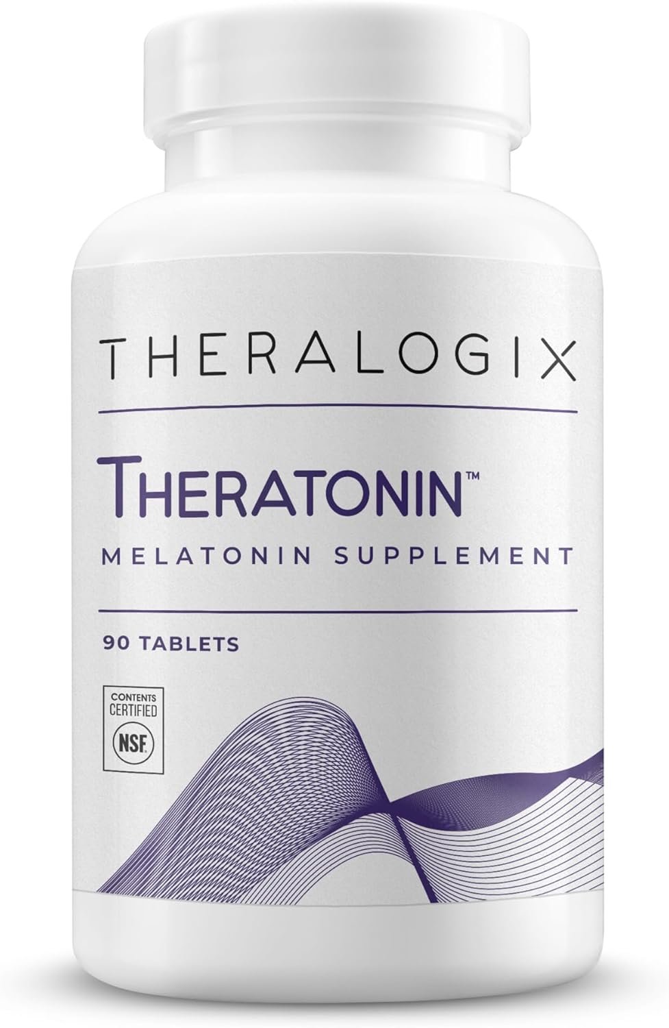 Theralogix Theratonin Melatonin Supplement – 90-Day Supply – Sleep Support Supplement – Melatonin to Aid a Good Night’s Sleep – Supplement for Women to Support Fertility – NSF Certified – 90 Tablets