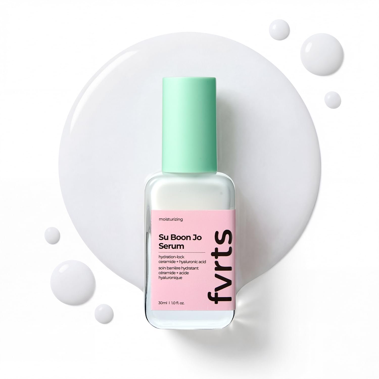 Su Boon Jo Serum with Ceramide NP/Hyaluronic Acid, Korean Face Serum for Hydration & Glow Skin Barrier Care, Lightweight Serum for Dry and Oily Skin