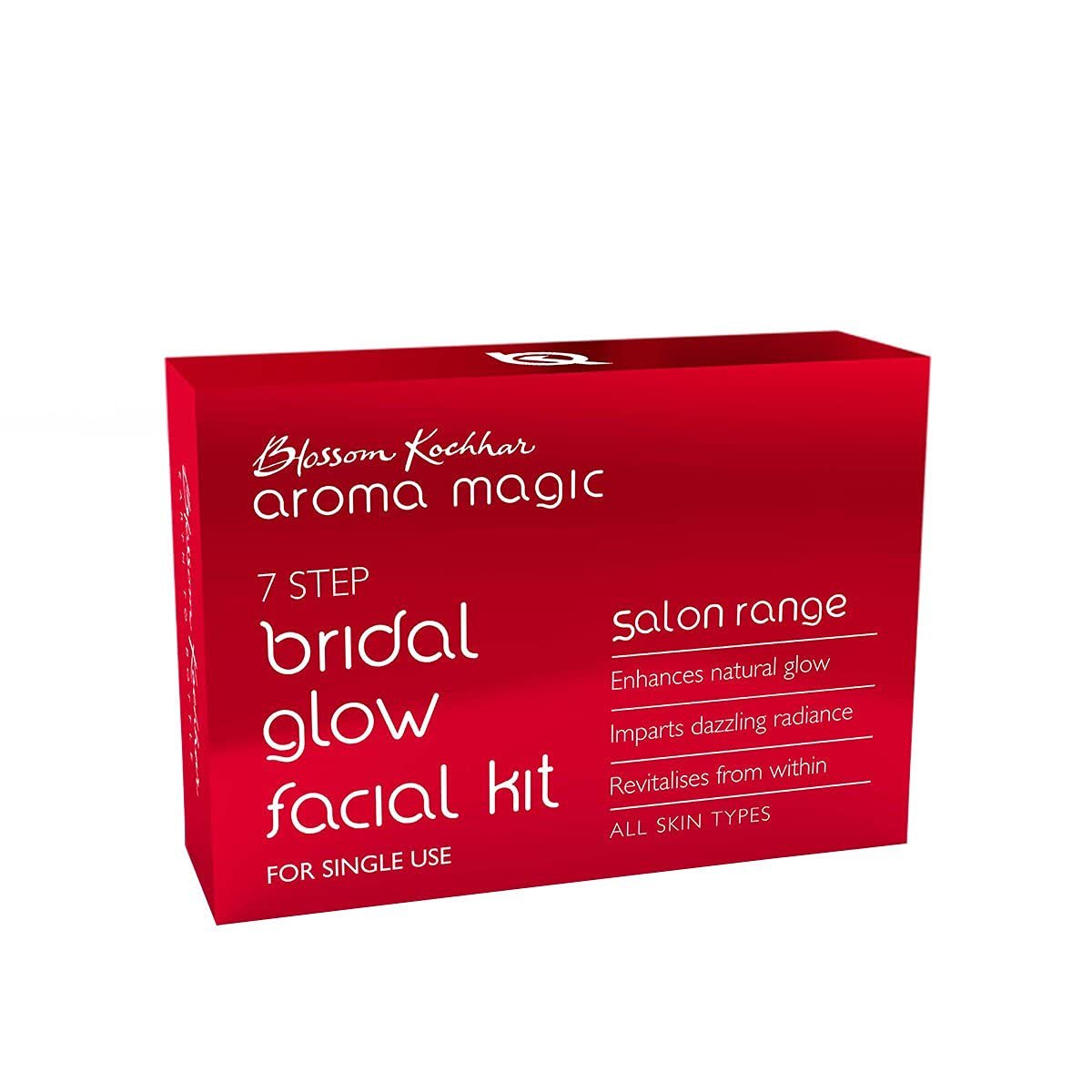 Aroma Magic Bridal Glow Facial Kit – Single Use | 7 Steps Skincare Set | Revitalize Dull & Tired Skin | Enhances Natural Glow | for All Skin Types