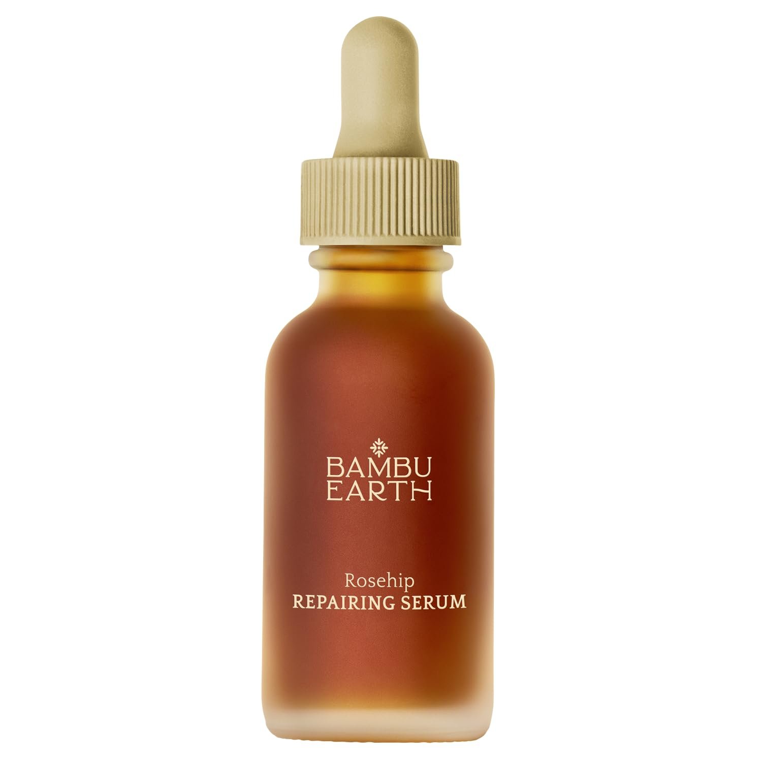 Bambu Earth Rosehip Repairing Face Serum – Facial Hydration and Face Moisturizer Rich in Vitamins – Nourishes Skin, Boosts Radiance and Restores Clarity for Sensitive Skin – Daily Skincare – 1 Fl oz