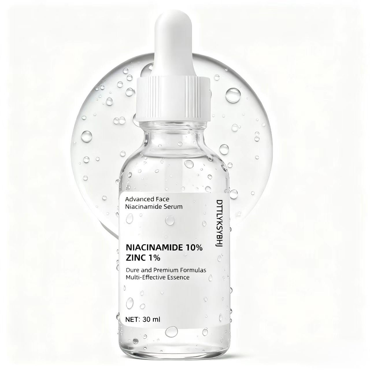 10% Niacinamide Serum + 1% Zinc – For Acne, Pore Minimizing & Shine Control – Daily Brightening Facial Serum – Non-Comedogenic, For All Skin Types, 1 Fl Oz