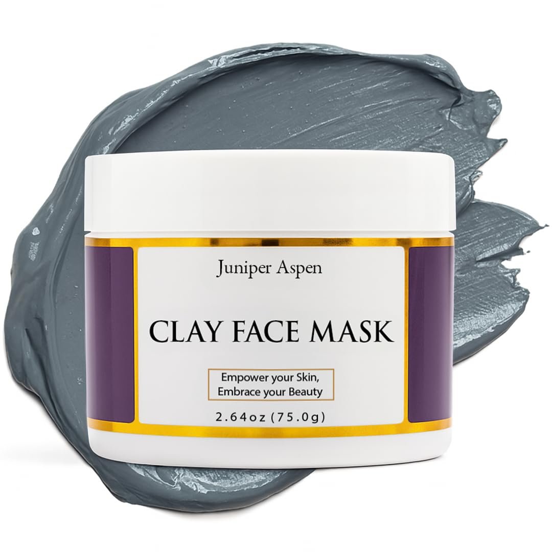 Kaolin Clay Face Mask for Oily Skin – Deep Pore Cleanser, Oil Control & Detox, Natural Clay Facial Mask for Women & Men – Hydrating & Softening Skincare Treatment