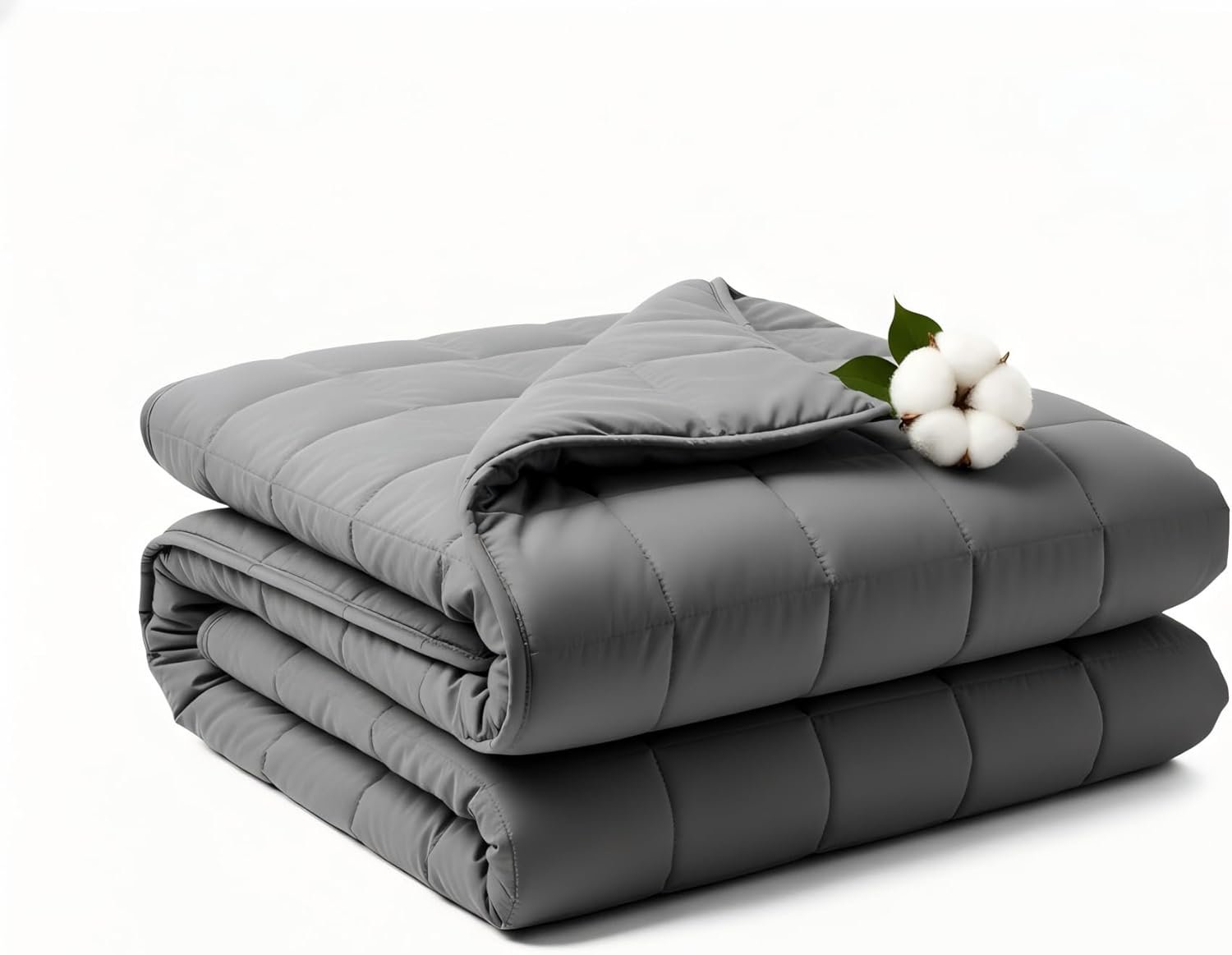 RJOP Weighted Blanket 5lbs 41″x60″ for Adults and Teens, Heavy Throw with Premium Glass Beads for Napping, Machine Washable with Soft & Breathable All-Season Comfort (41″ x 60″ 5 lbs)