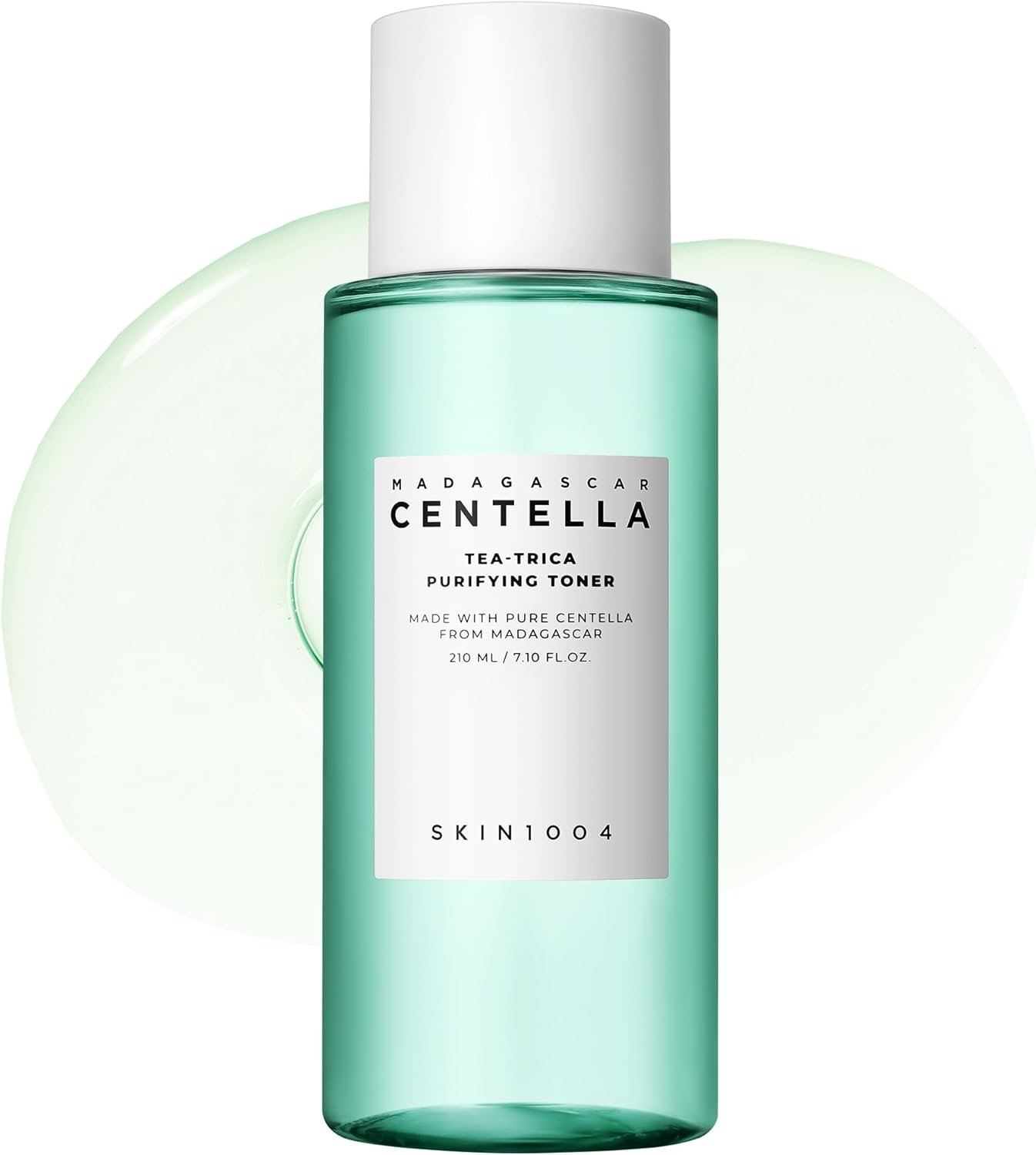 SKIN1004 Tea-Trica Purifying Toner, Korean Toner with Tea Tree & BHA, Centella Toner for Oil Balance & Hydration, Lightweight Astringent for Soothing & Refreshing, Korean Skin Care, 7.10 fl.oz / 210ml
