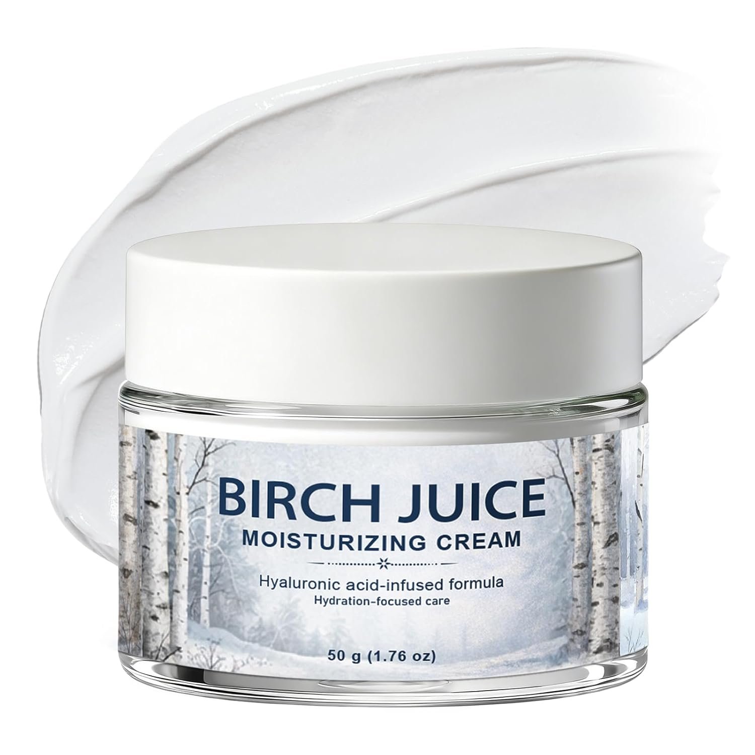 Birch Juice Moisturizing Cream, Lightweight Hydrating Face Moisturizer for Oily & Acne-Prone Skin with Birch Sap & Jojoba Oil, Helps Balance Sebum & Oil, 1.76 Fl Oz