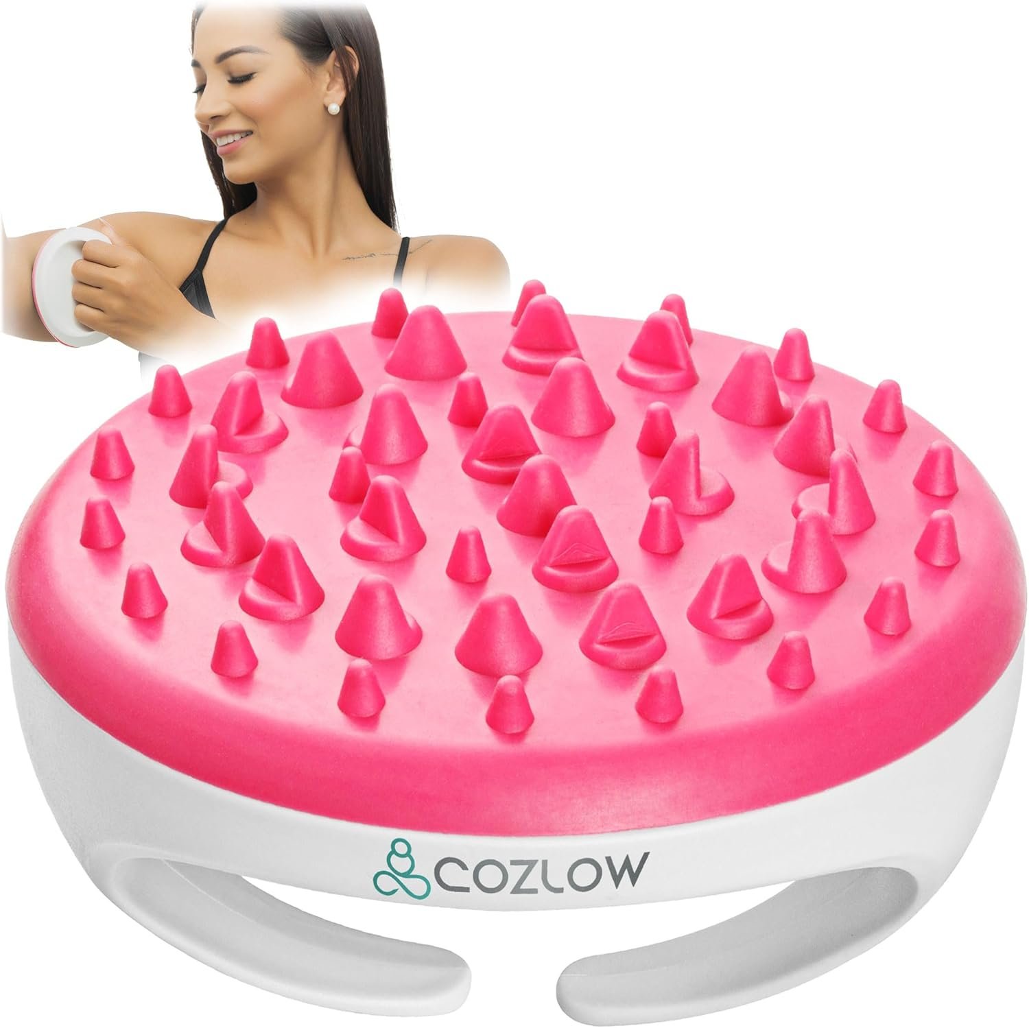 COZLOW Cellulite Massage Scrubber – Premium Anti-Cellulite Massager for Thighs, Legs & Buttocks – Target Fat Pockets for Firm, Smooth Skin – Fascia Massage Tool for Lymphatic Drainage