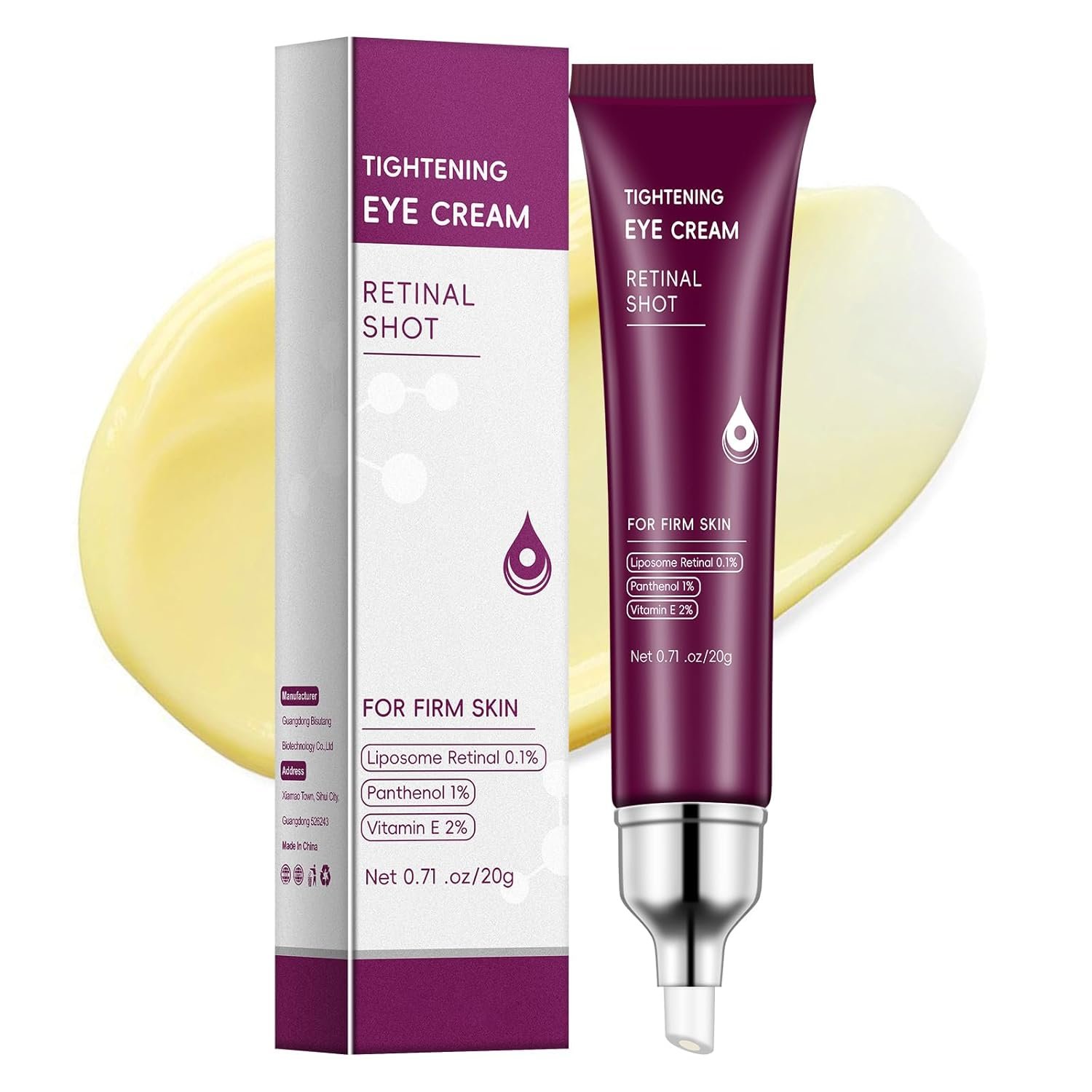 Retinol Eye Cream for Women,Eye Cream Stick for Dark Circles,Puffiness,Anti Aging, Anti-Wrinkle Firming, Hydrating Eye Stick for Men & Women