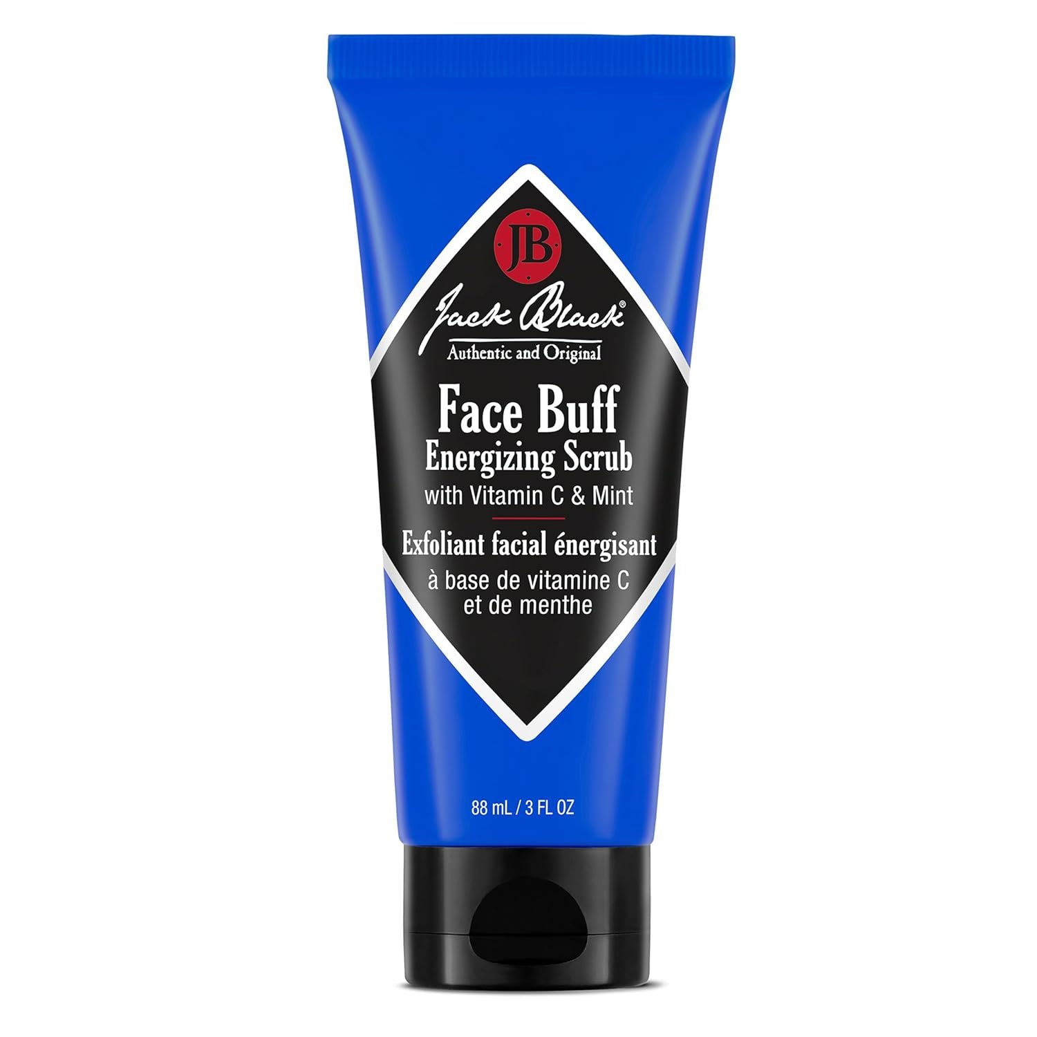 Jack Black Face Buff Energizing Scrub – Mens Face Wash & Pre Shave Scrub, Face Cleanser for Men, Pre Shave for Men, Mens Facial Cleanser, Mens Face Scrub, Exfoliating Face Wash, Jack Black Face Scrub